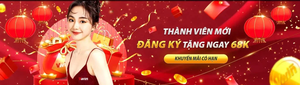 Đăng ký thành viên Vwin tặng 68k